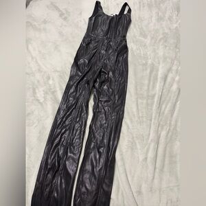 Long leather Jumpsuit